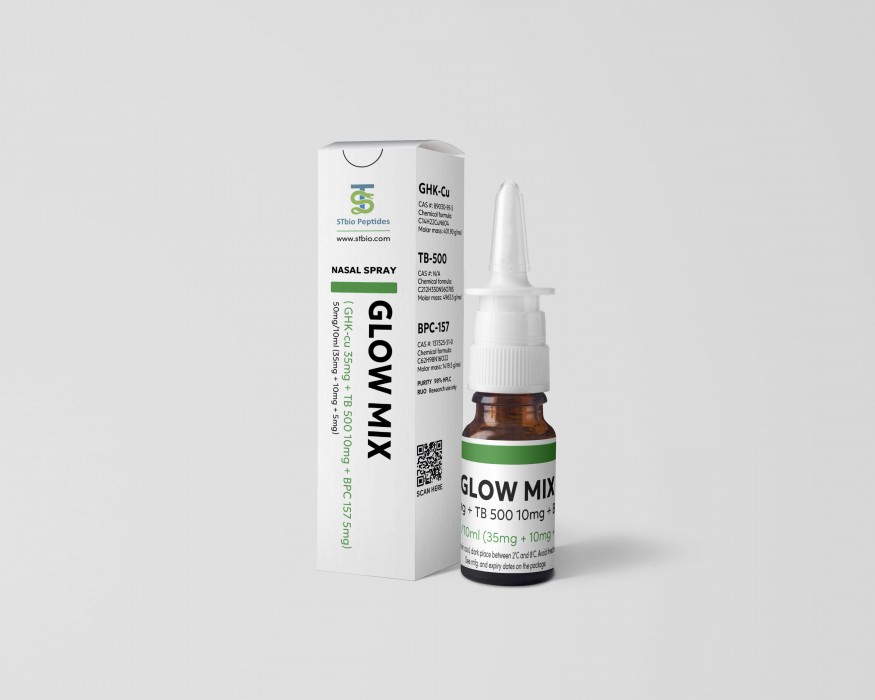 GLOW Mix Spray (GHK-cu 35 mg +TB500 10mg + BPC 157 5 mg) GLOW Mix Spray (GHK-cu 35 mg +TB500 10mg + BPC 157 5 mg)